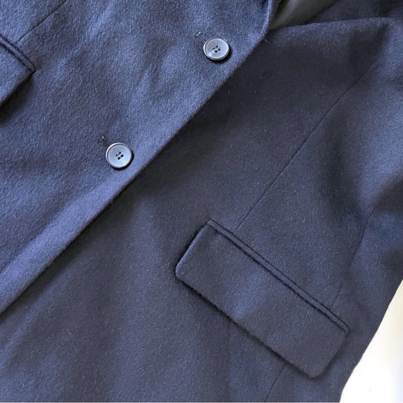 TALBOTS Classic Wool Blend Italy Woven Blazer Jacket Sz 12 NWT - Picture 9 of 13